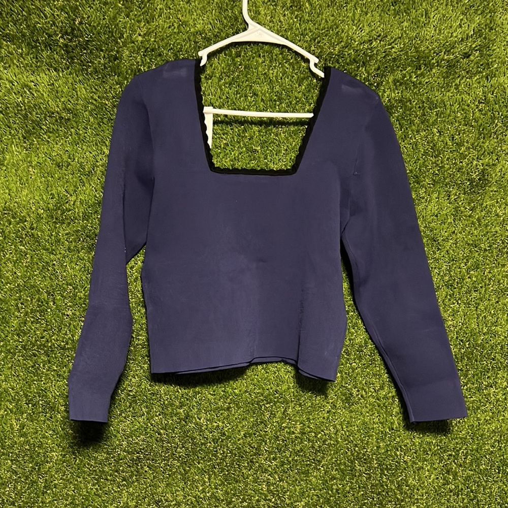 ⭐️SANDRO Crop Square Neck Sweater - Picture 5 of 5